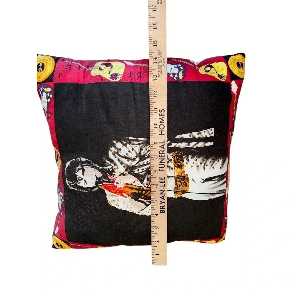 Elvis Presley Throw Pillow 16x16 Double-Sided Rock & Roll Music‎ Border